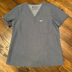 FIGS Medium Heather Denim Set